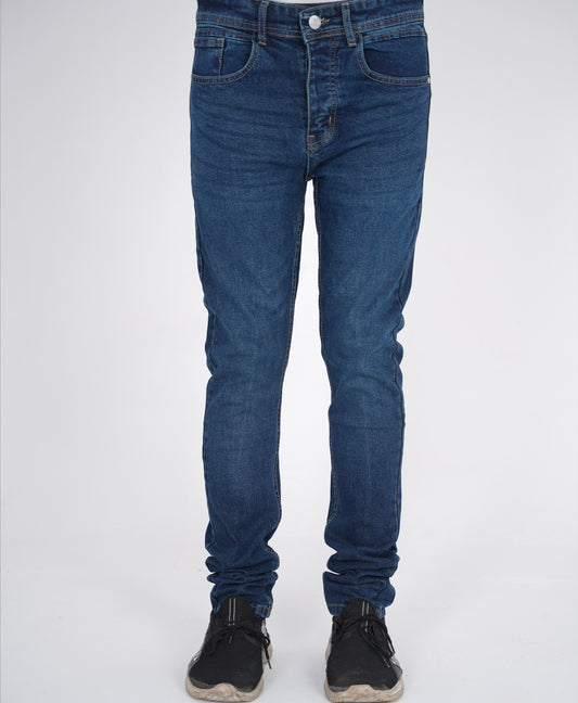 Deep Blue Straight Fit Denim