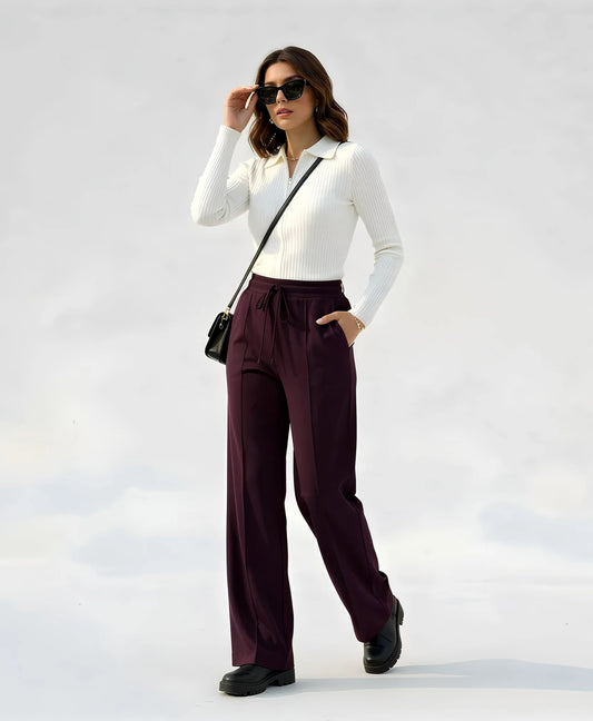Women’s Wide Leg Lounge Trouser – Soft Comfort Fit