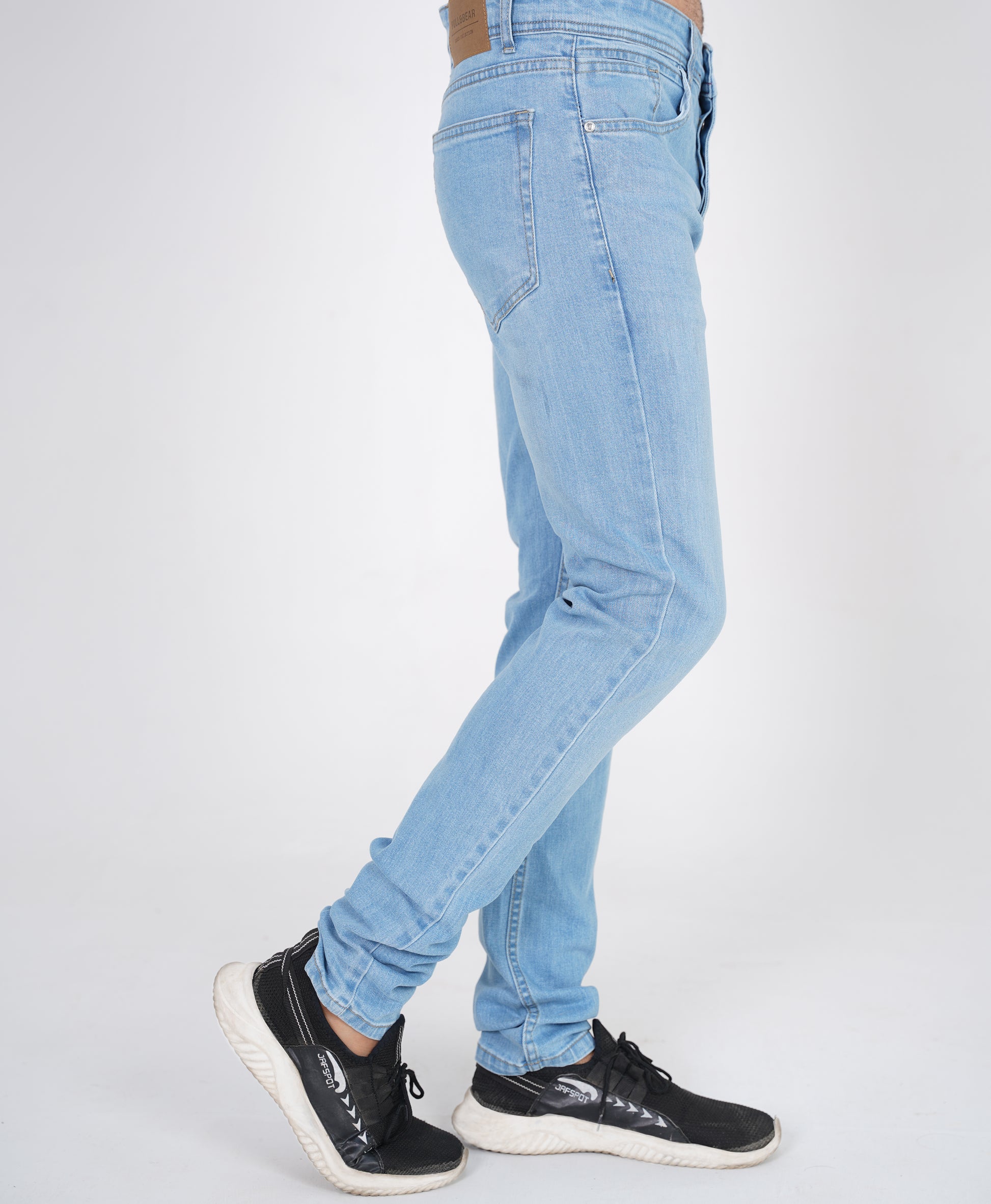 Sky Blue Straight Fit Denim
