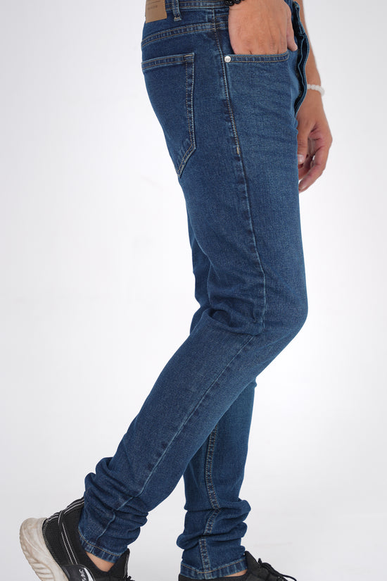 Deep Blue Straight Fit Denim