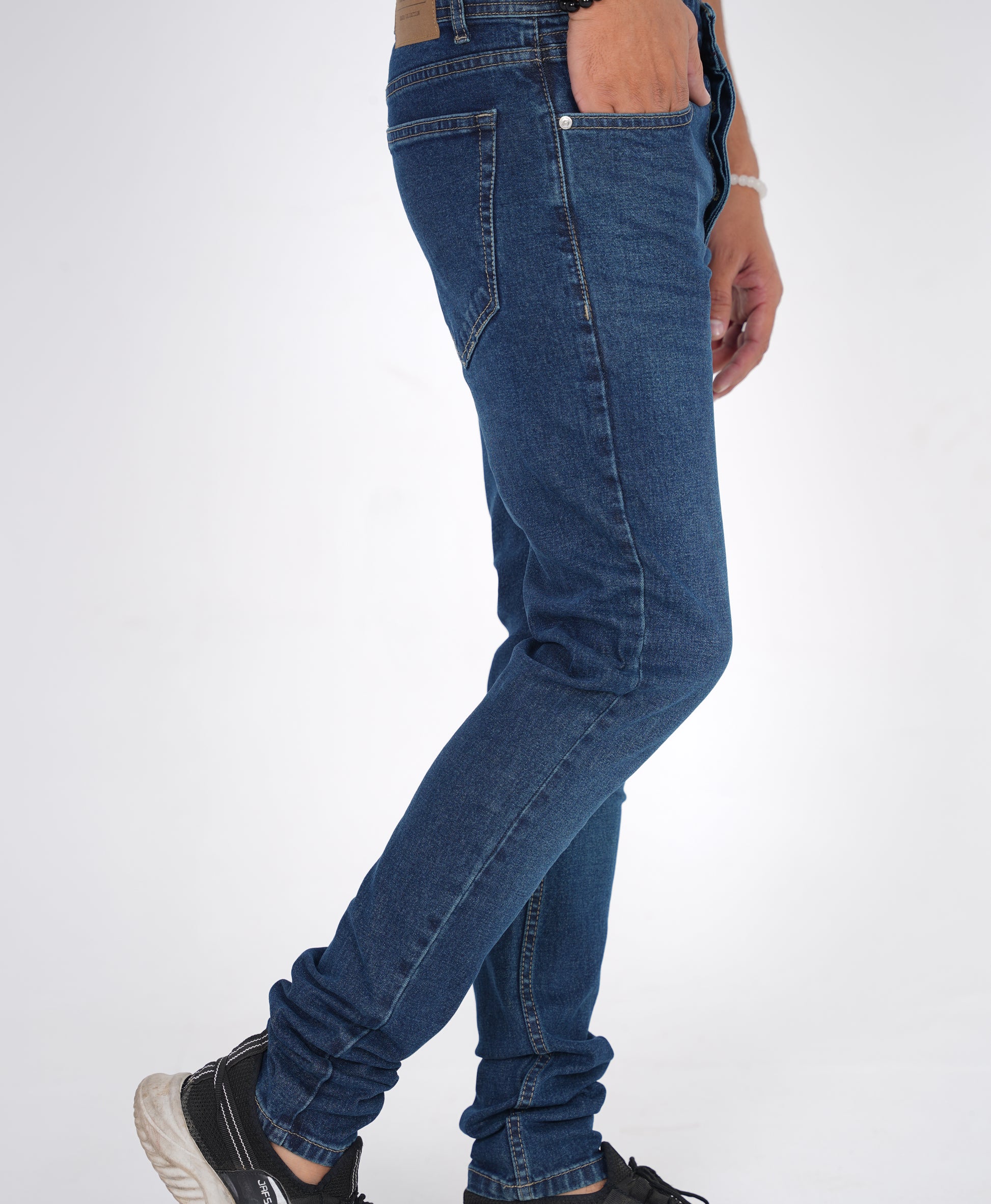 Deep Blue Straight Fit Denim
