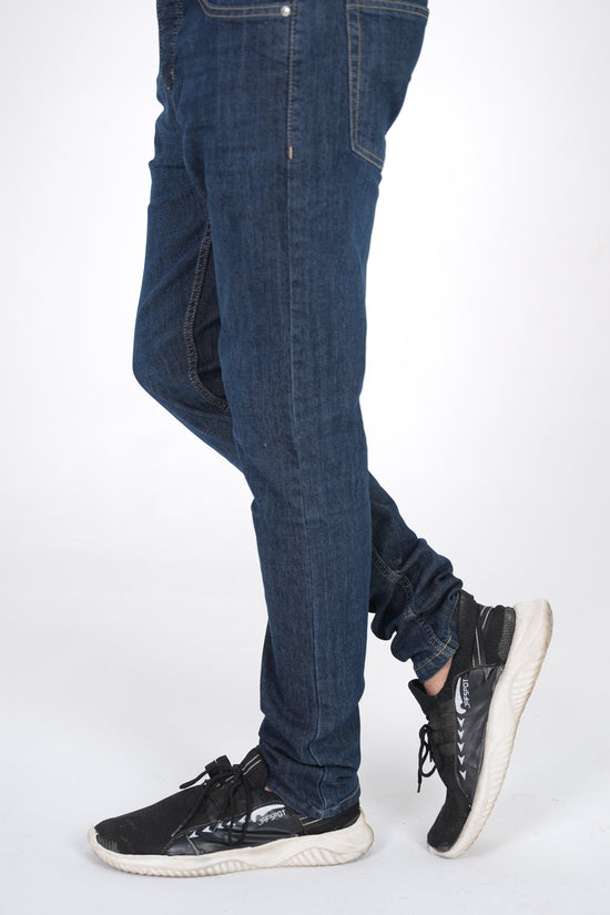 Dark Blue Straight Fit Denim