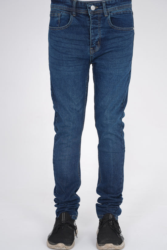 Deep Blue Straight Fit Denim