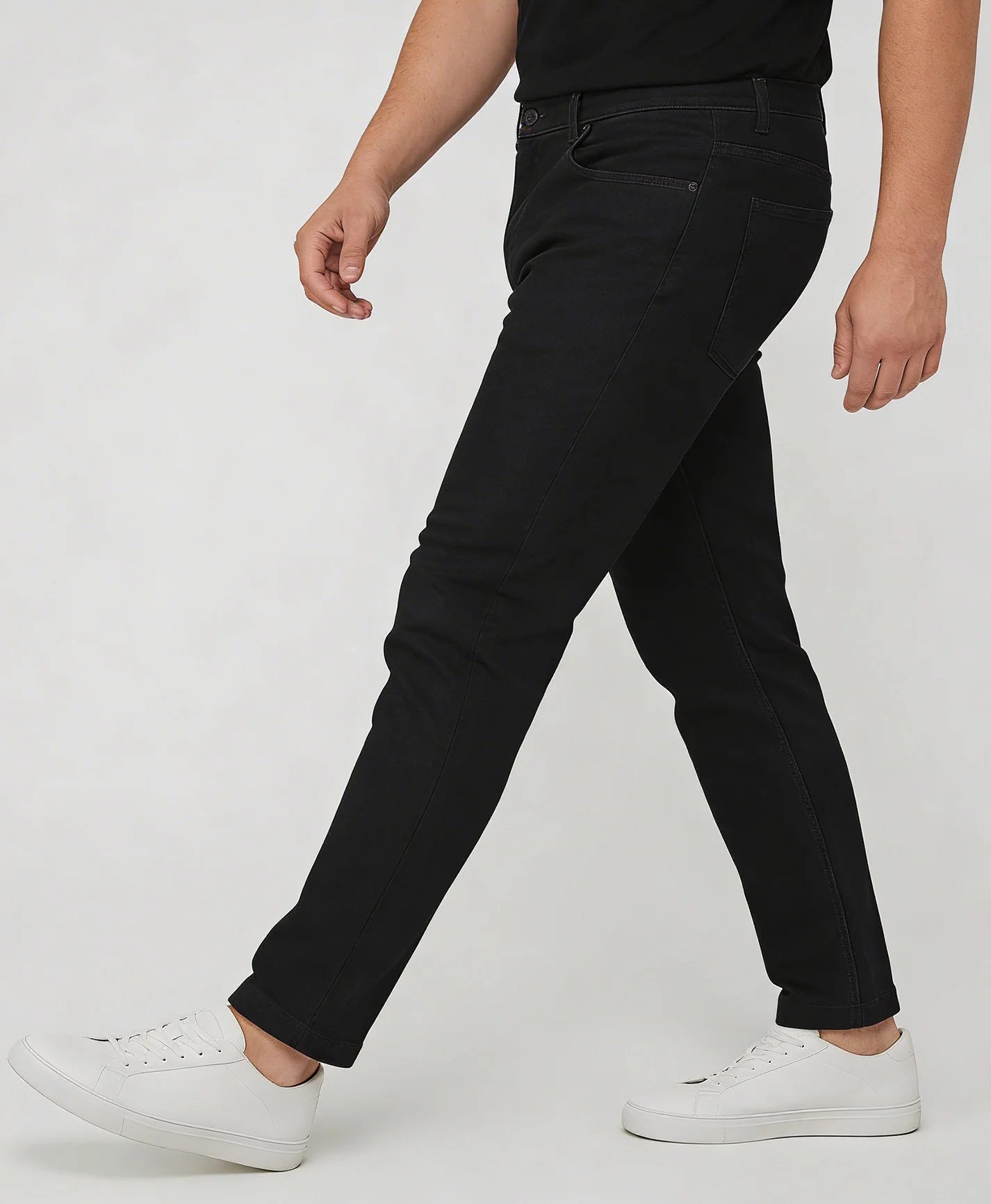 Jet Black Straight Fit Denim