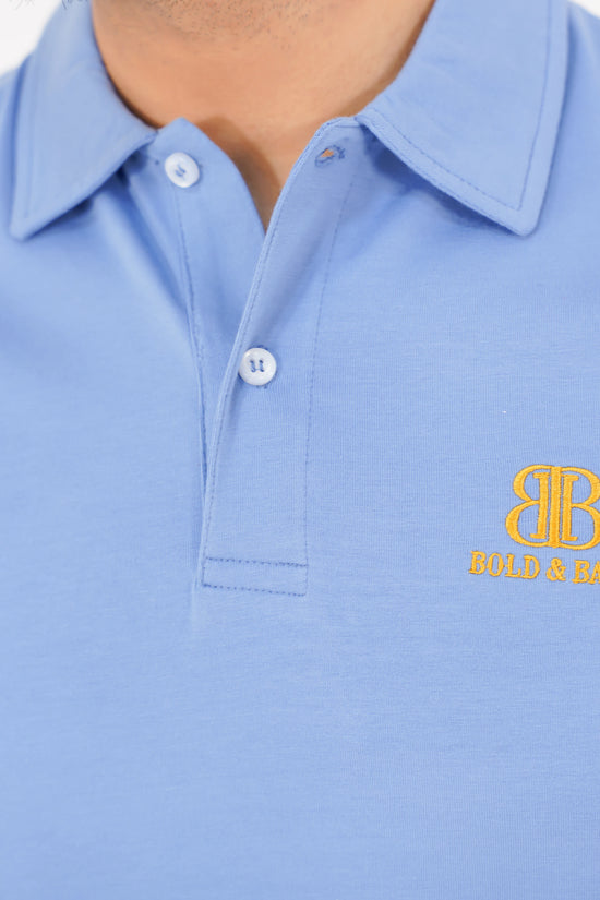 Dusty Sky Blue Men’s Polo Shirt
