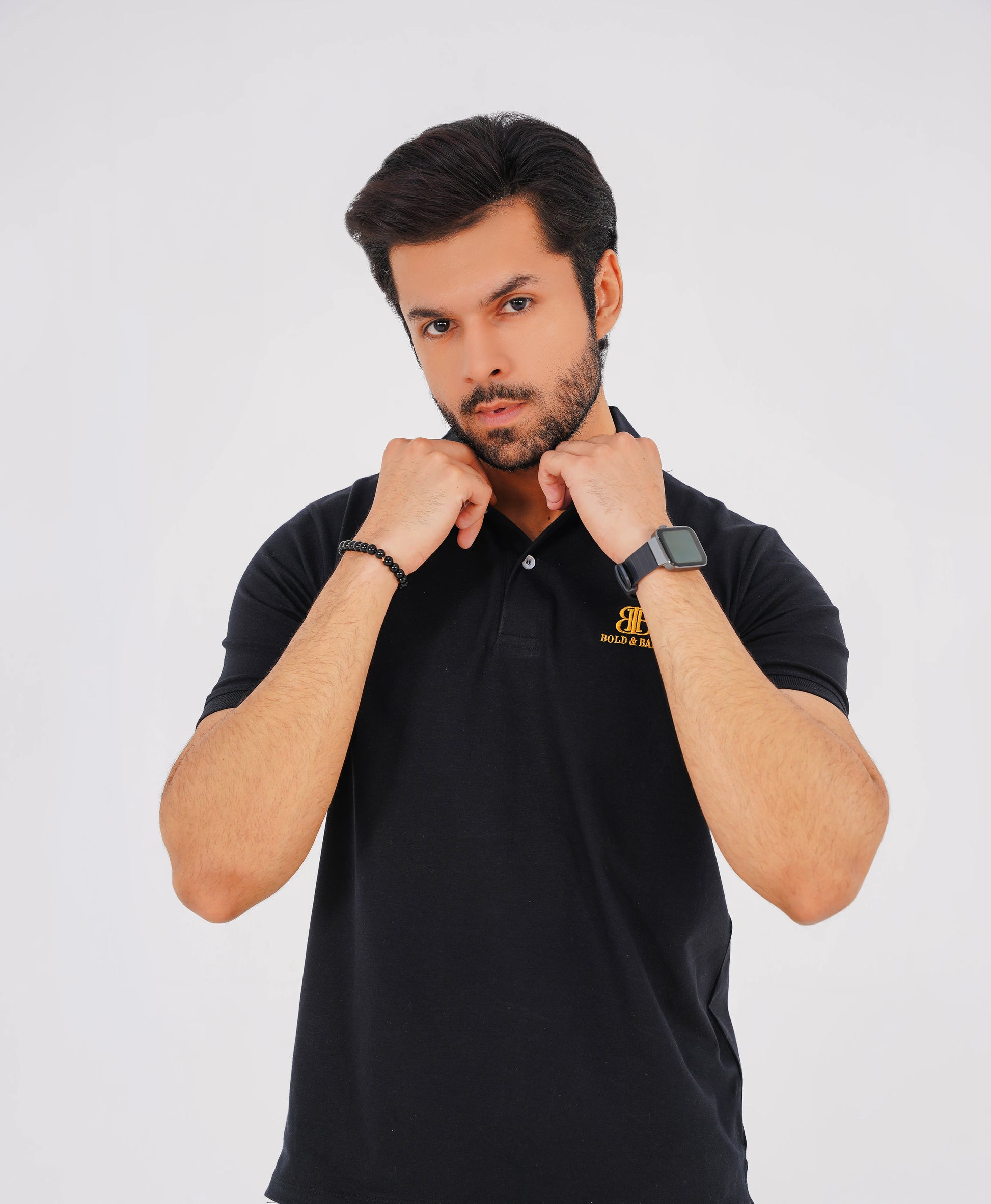 Carbon Noir Premium Men’s Polo