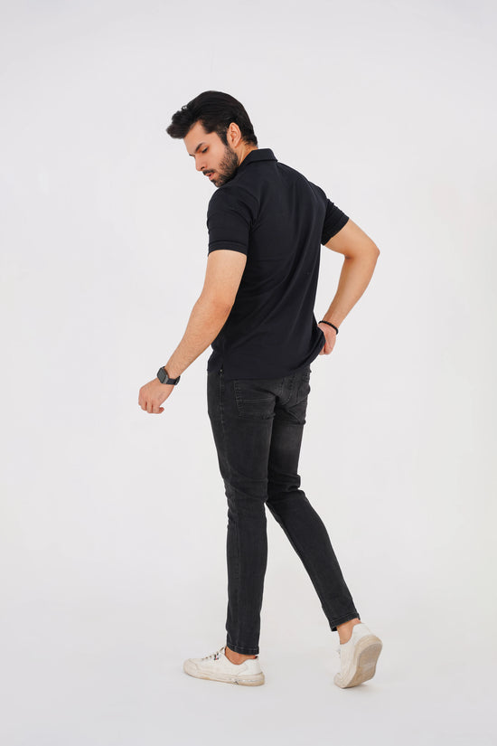 Carbon Noir Premium Men’s Polo