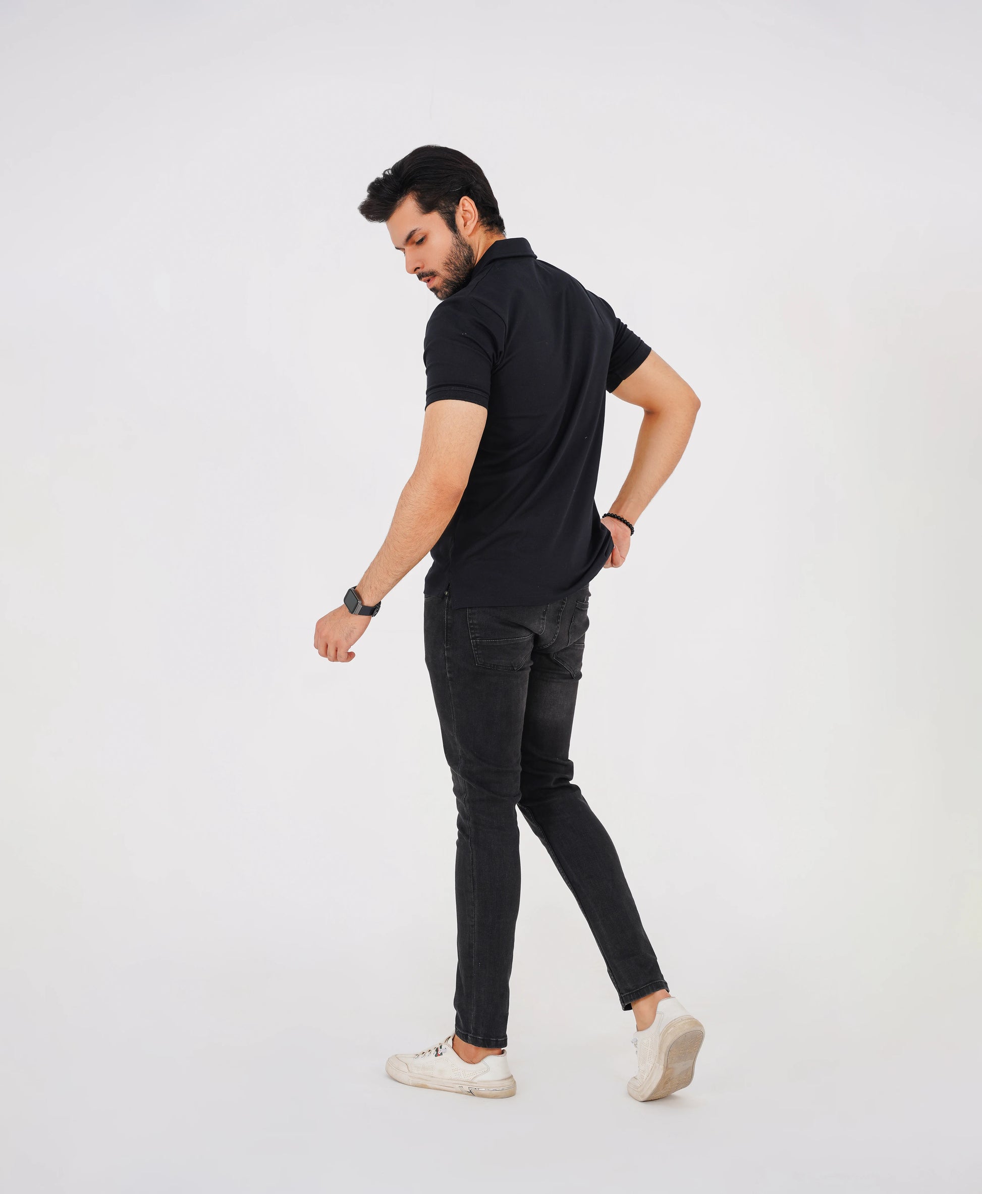 Carbon Noir Premium Men’s Polo