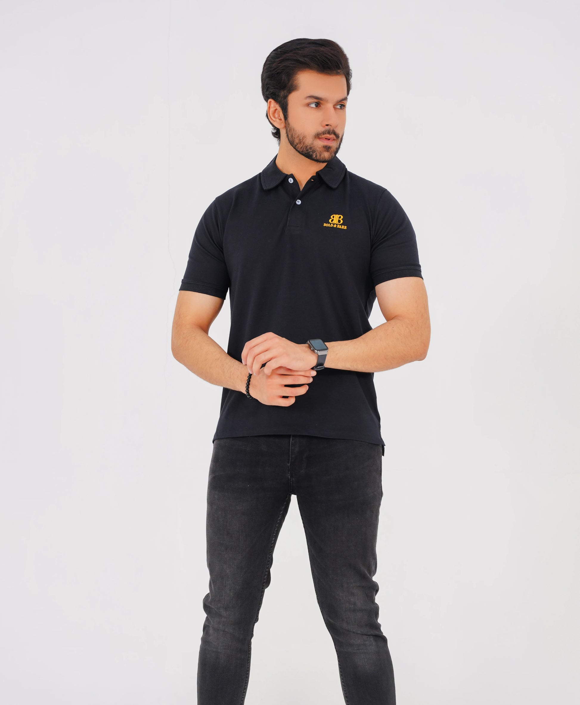 Carbon Noir Premium Men’s Polo