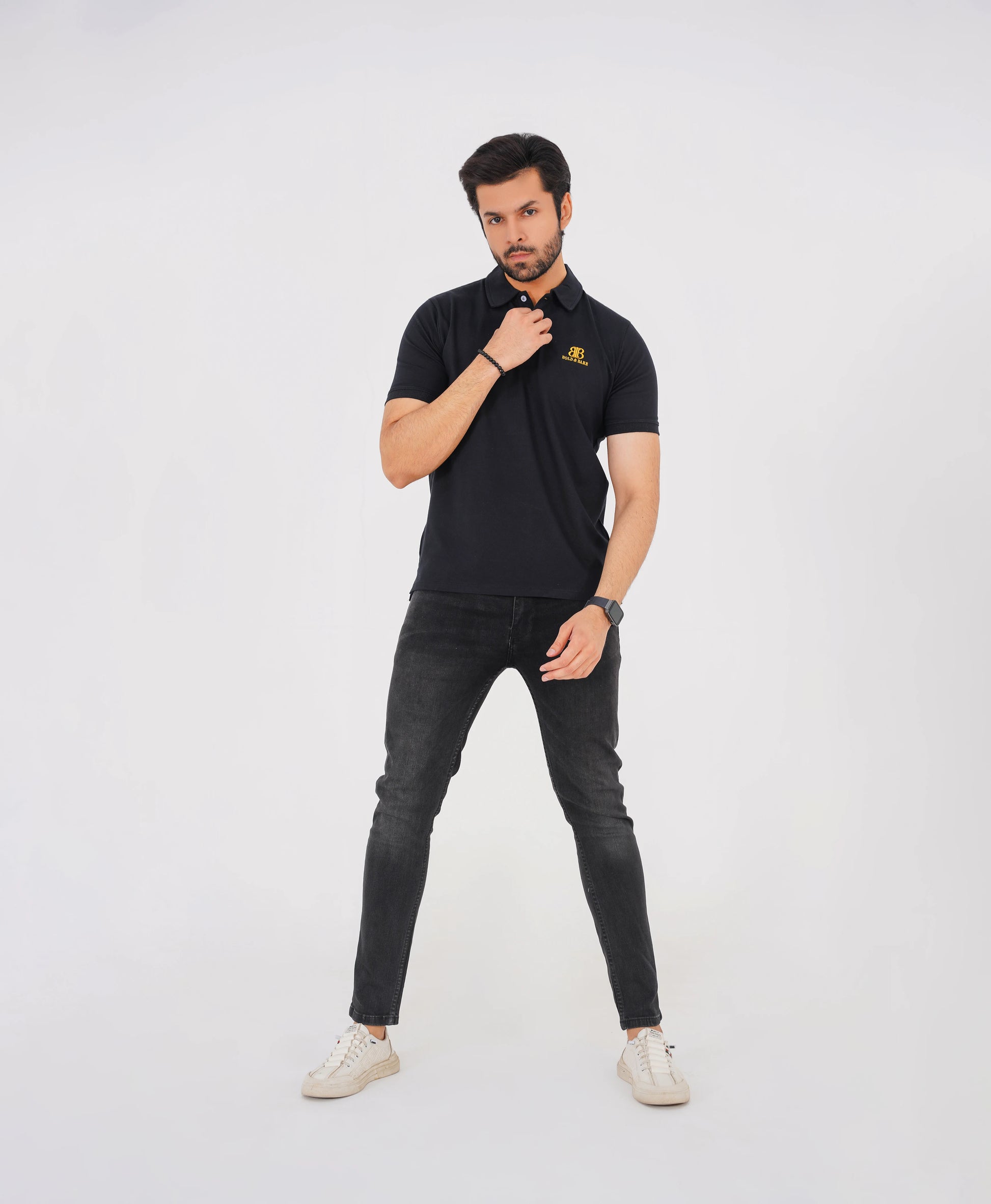 Carbon Noir Premium Men’s Polo