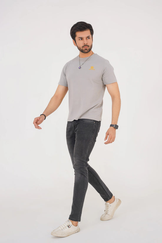 Stone Grey Men’s Crew Neck Tee