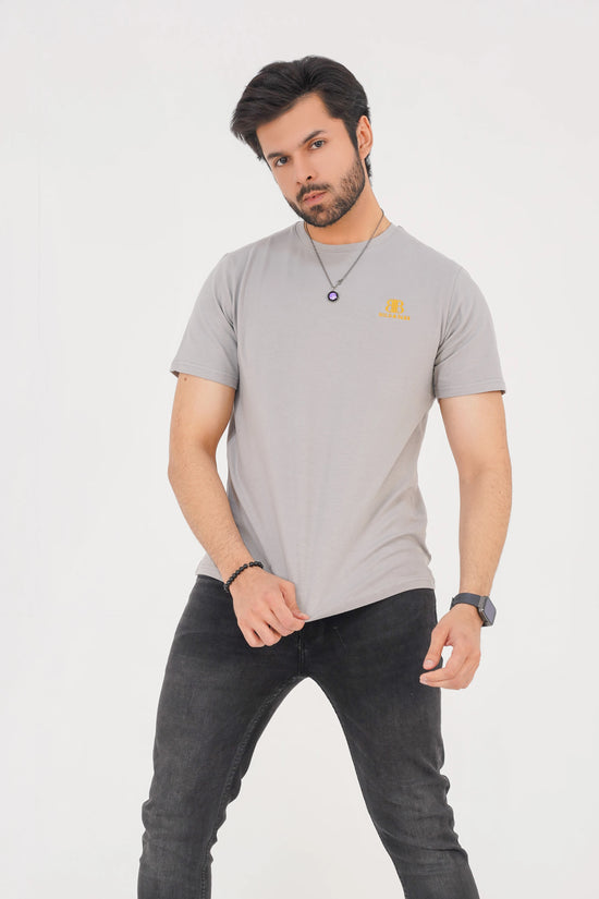 Stone Grey Men’s Crew Neck Tee