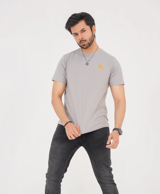 Stone Grey Men’s Crew Neck Tee