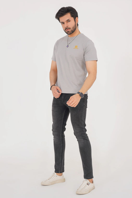 Stone Grey Men’s Crew Neck Tee