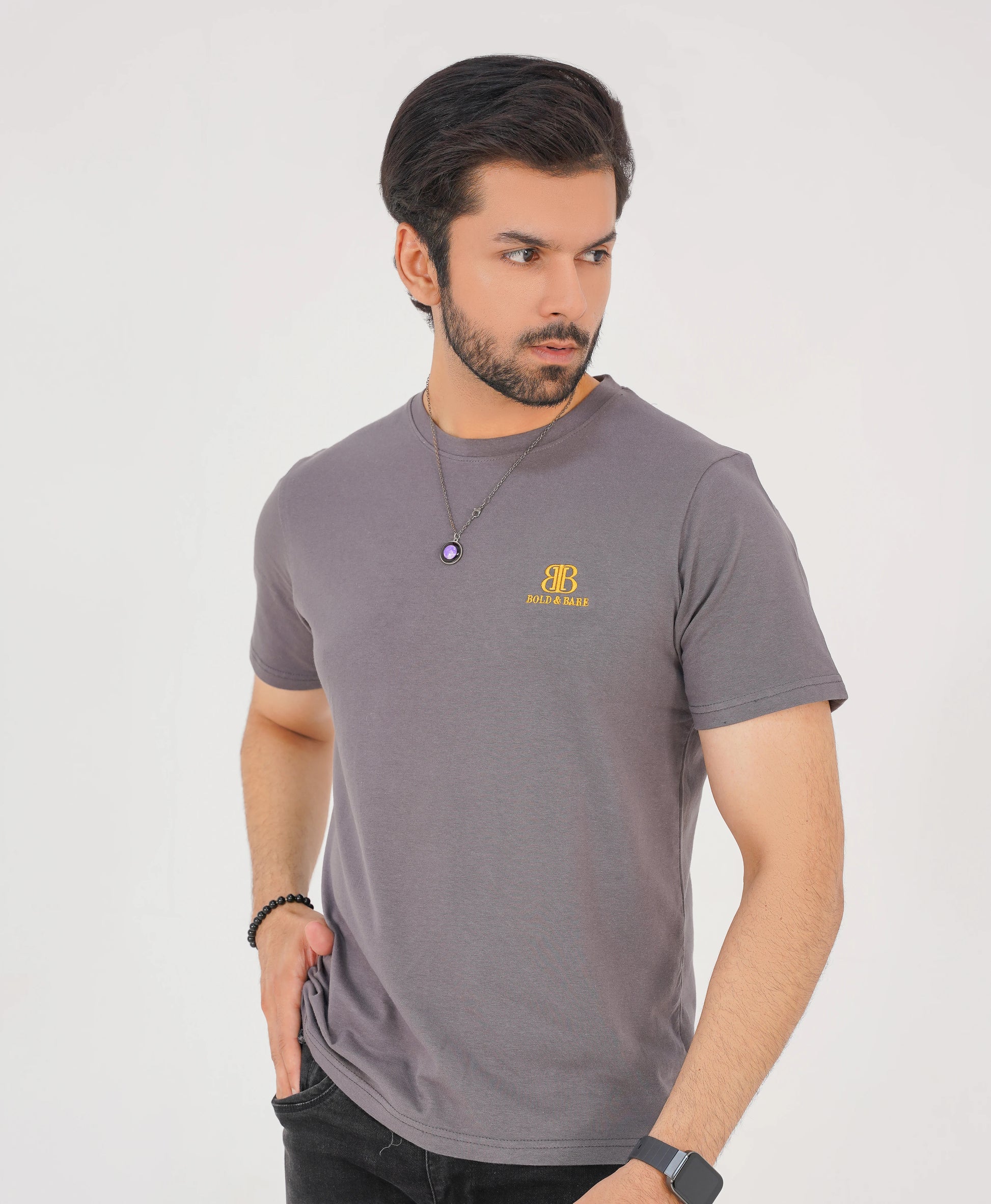 Slate Smoke Men’s Crew Neck Tee