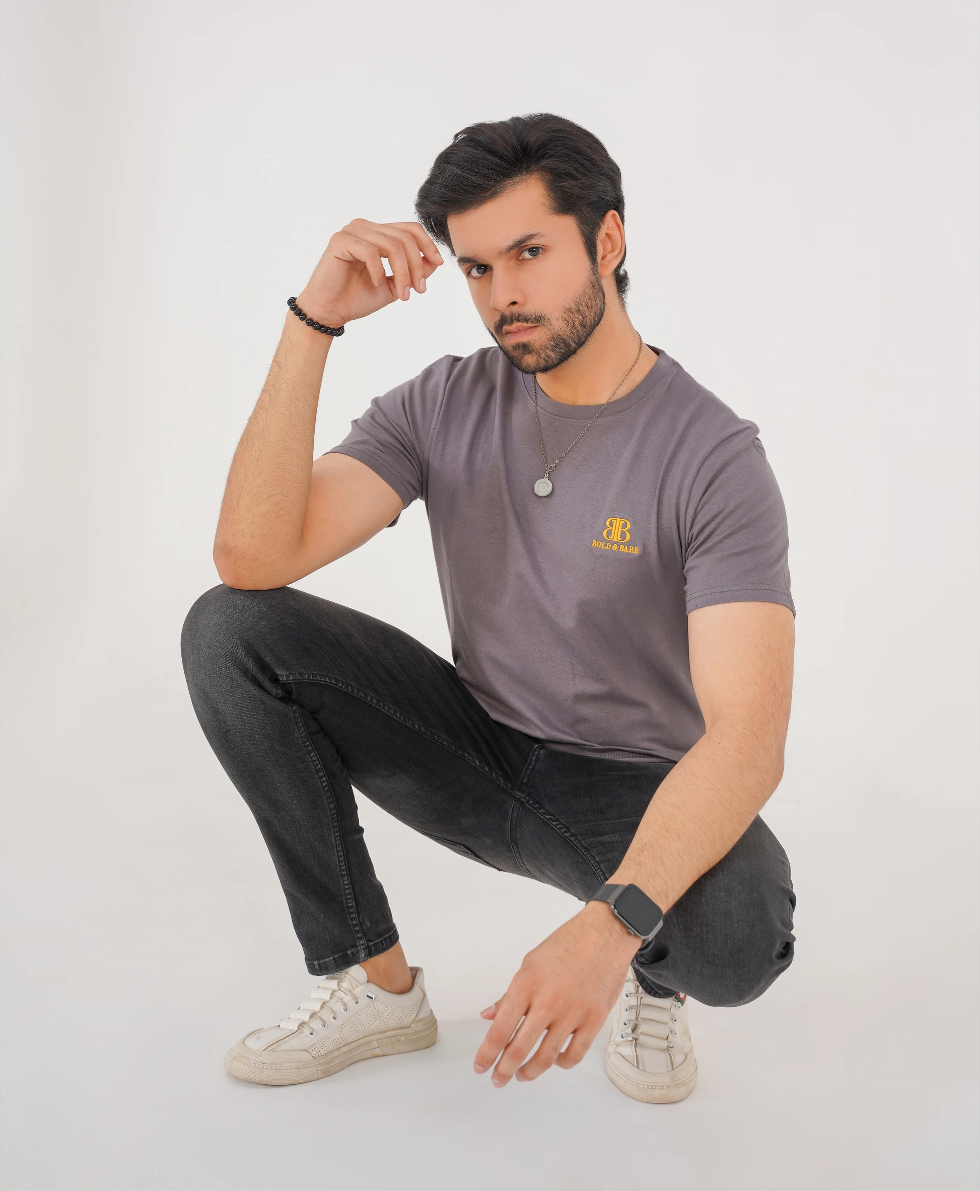 Slate Smoke Men’s Crew Neck Tee