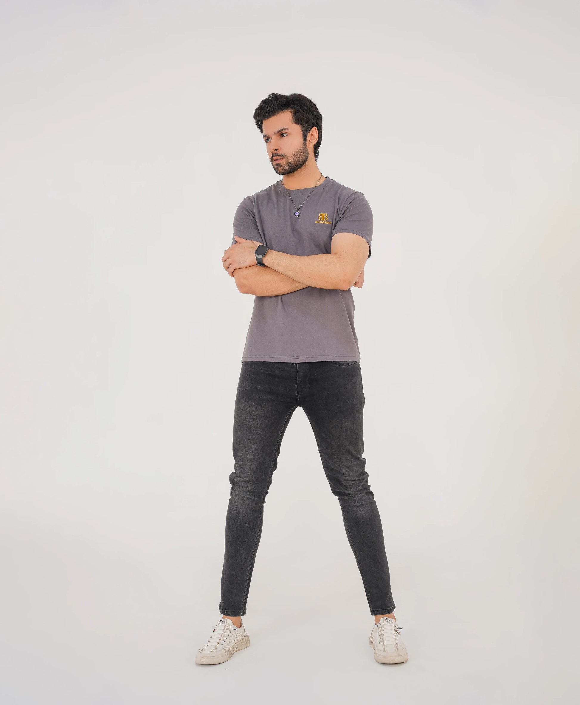 Slate Smoke Men’s Crew Neck Tee