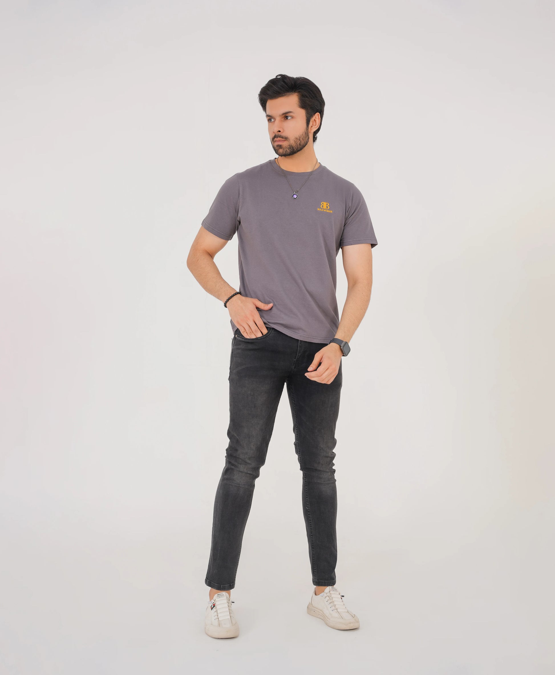 Slate Smoke Men’s Crew Neck Tee