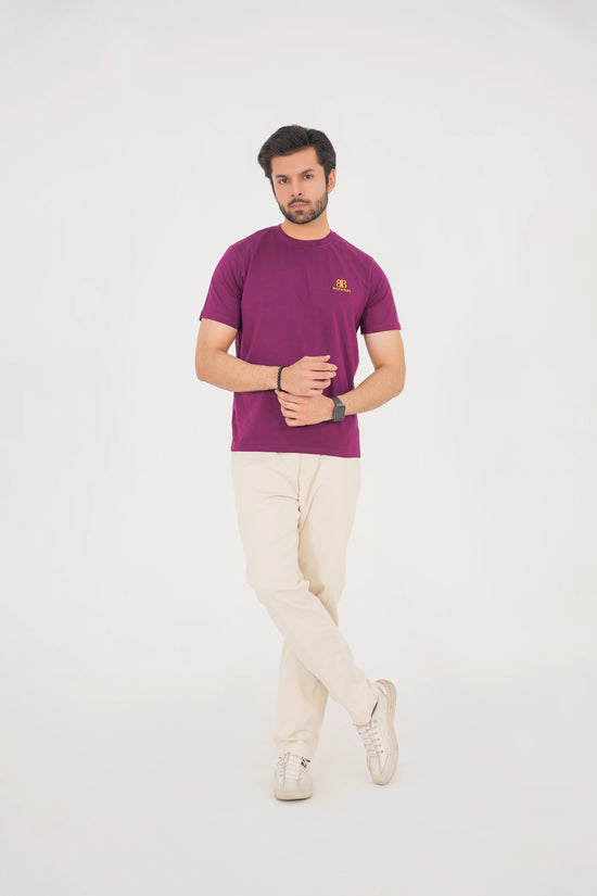 Bold Mulberry Men’s Crew Neck Tee