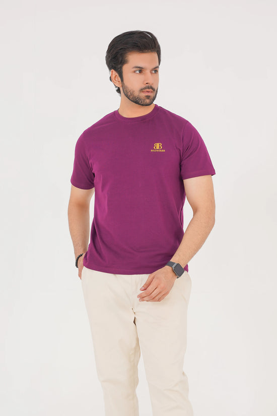 Bold Mulberry Men’s Crew Neck Tee