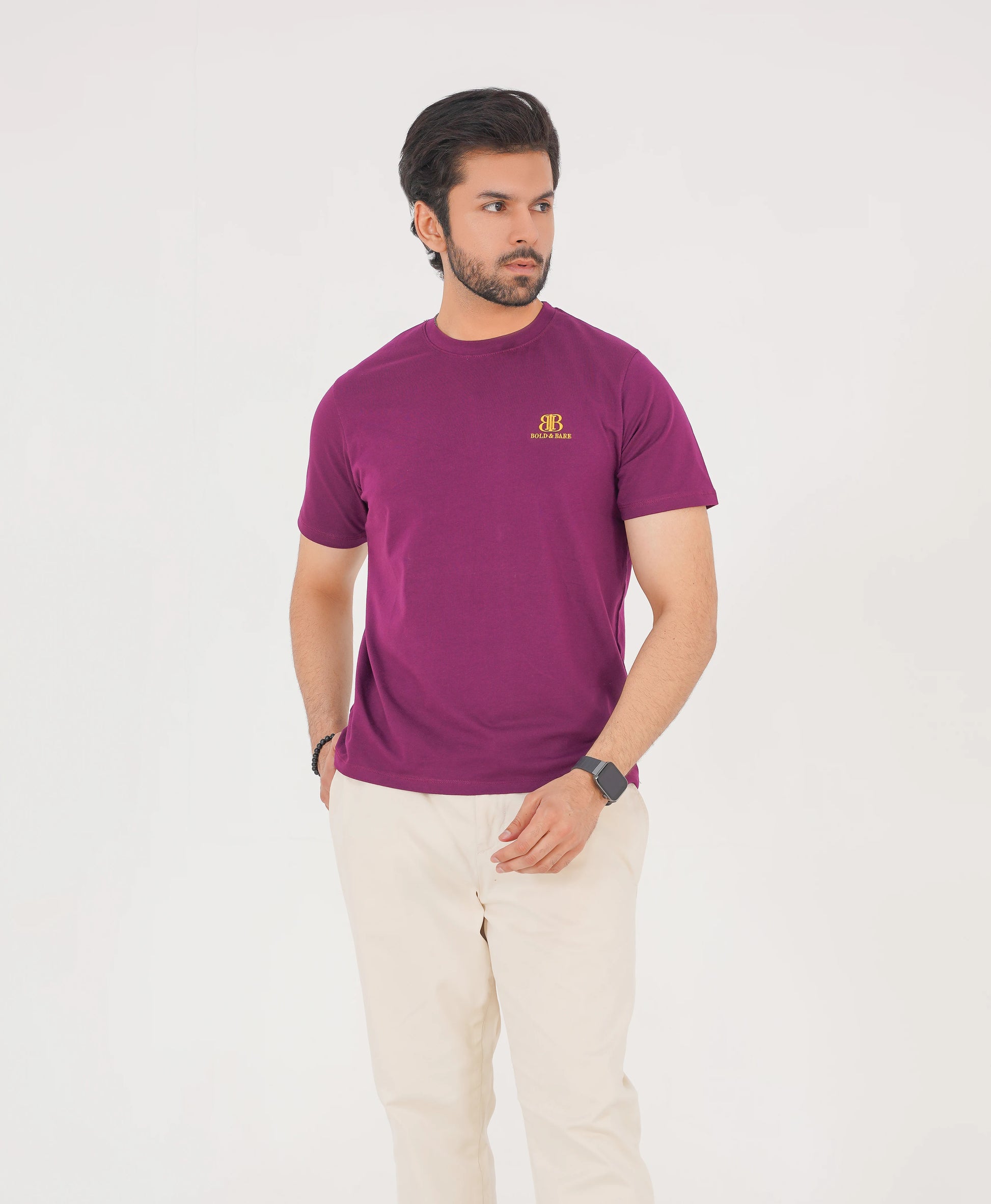 Bold Mulberry Men’s Crew Neck Tee