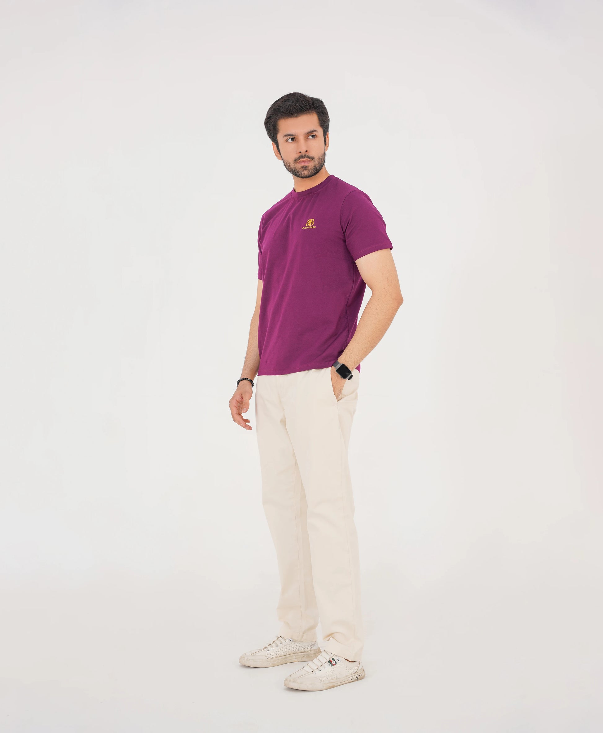 Bold Mulberry Men’s Crew Neck Tee