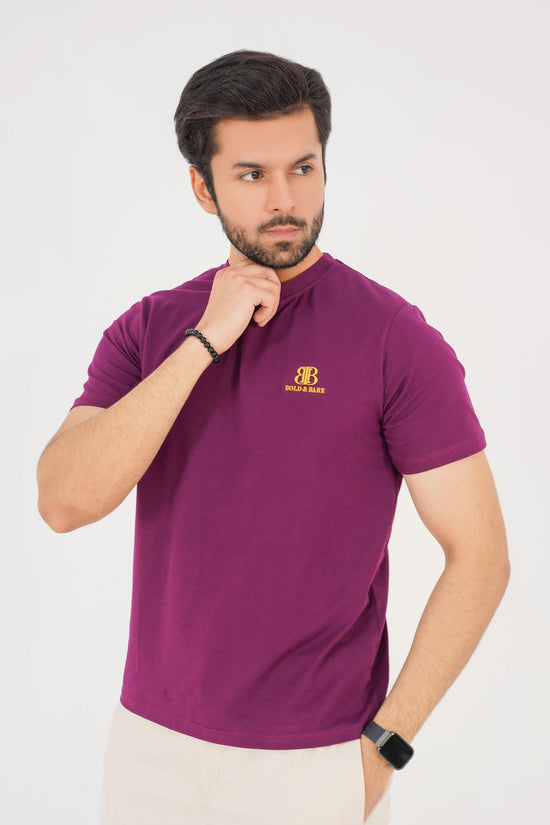 Bold Mulberry Men’s Crew Neck Tee