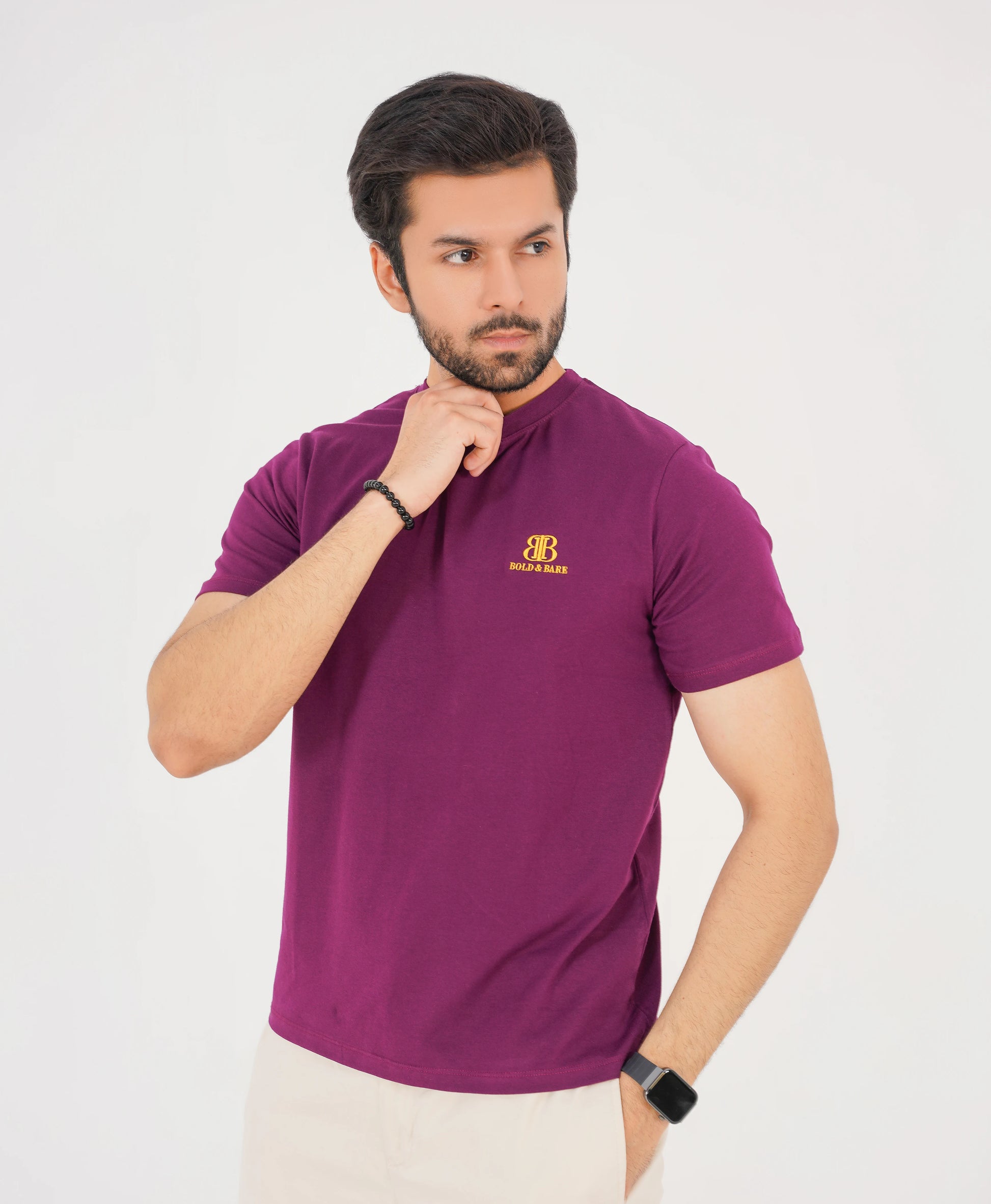 Bold Mulberry Men’s Crew Neck Tee