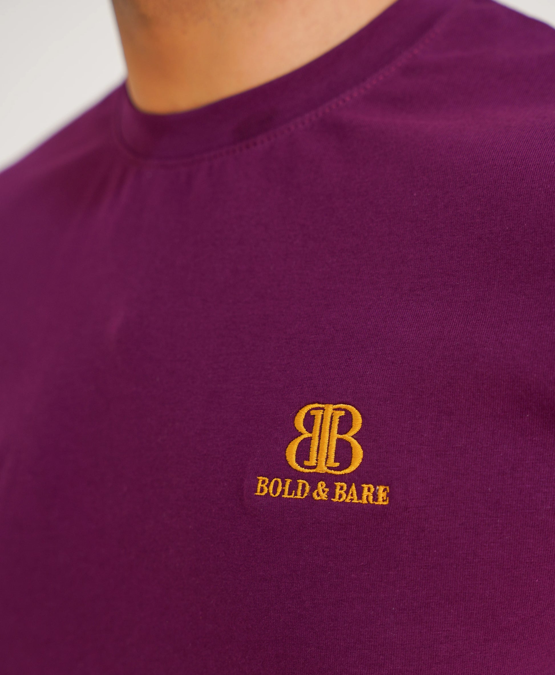 Bold Mulberry Men’s Crew Neck Tee