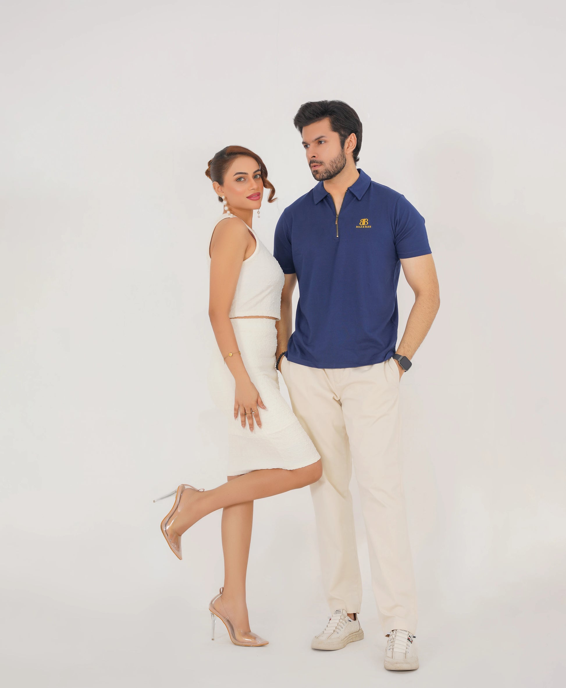 Midnight Valor Premium Zip Polo – Signature Edition