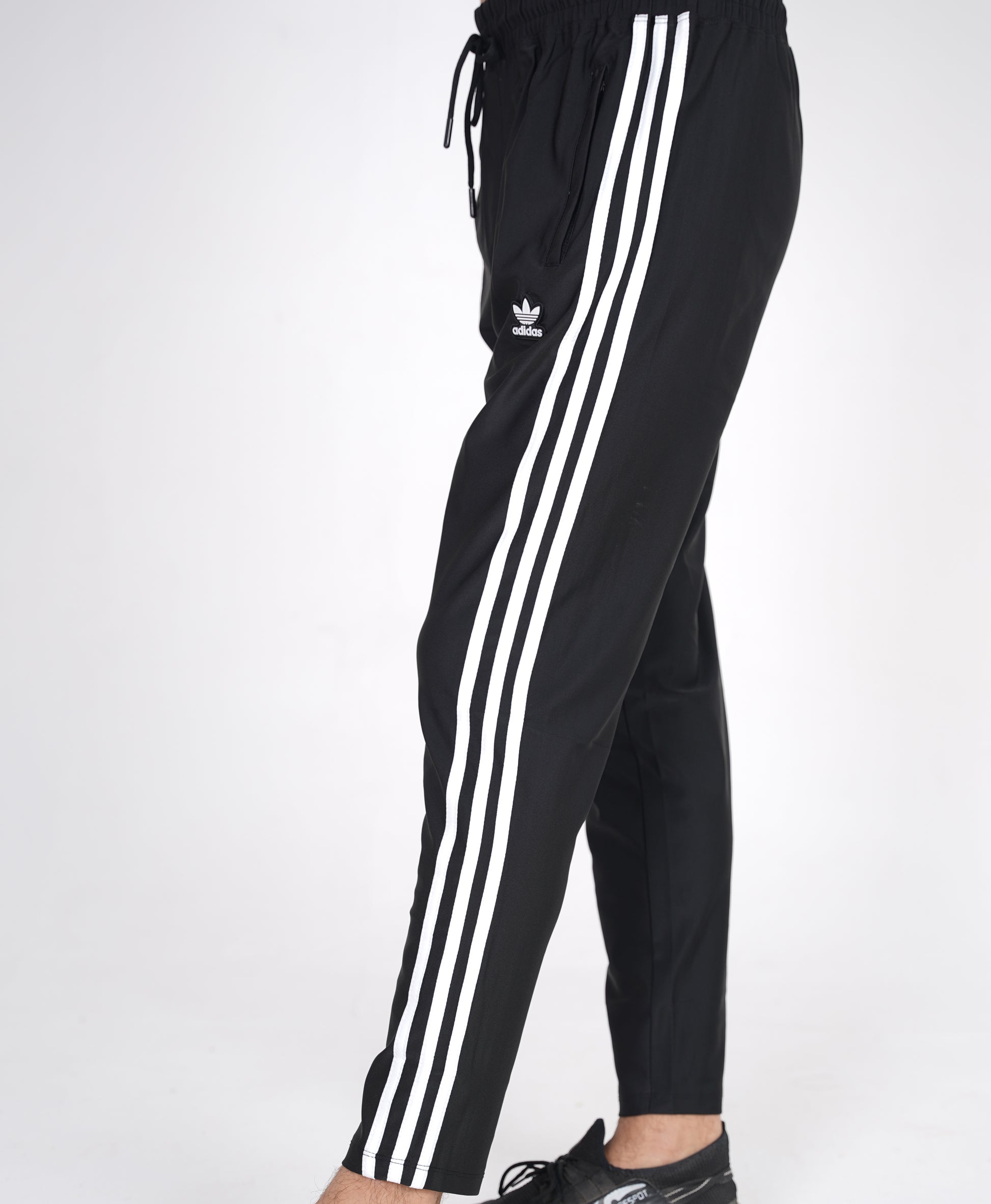 Men’s Black Sport Stripe Trouser – Gym & Casual Activewear