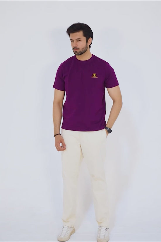 Bold Mulberry Men’s Crew Neck Tee