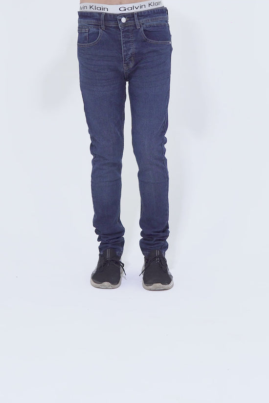 Deep Blue Straight Fit Denim